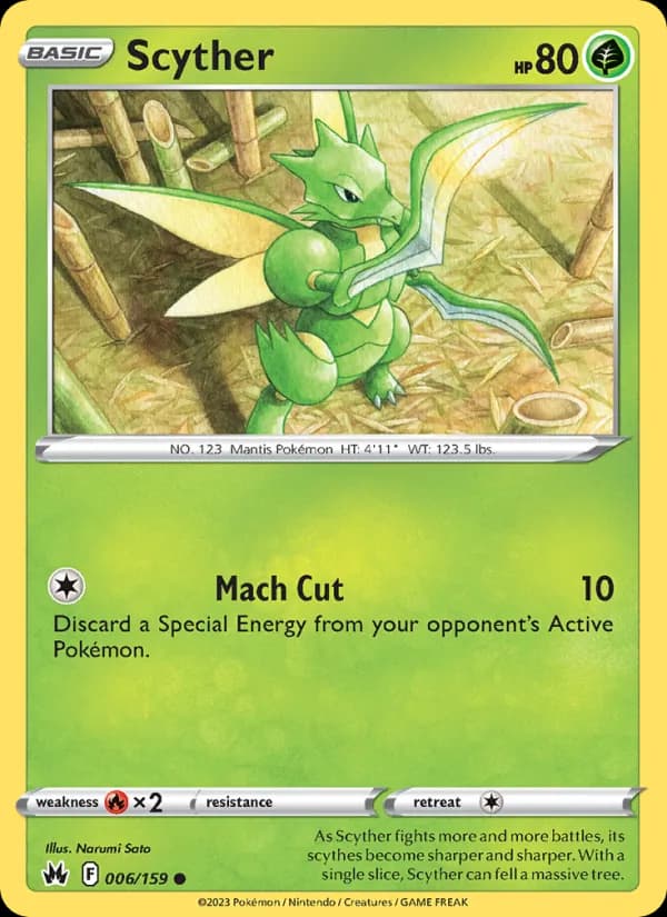 Scyther 006/159, Crown Zenith