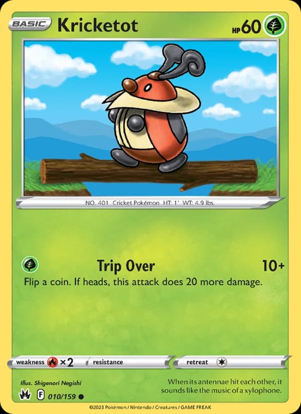 Kricketot 010/159, Crown Zenith