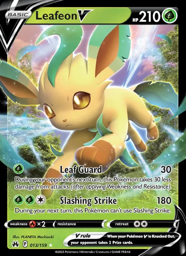 Leafeon V 013/159, Crown Zenith
