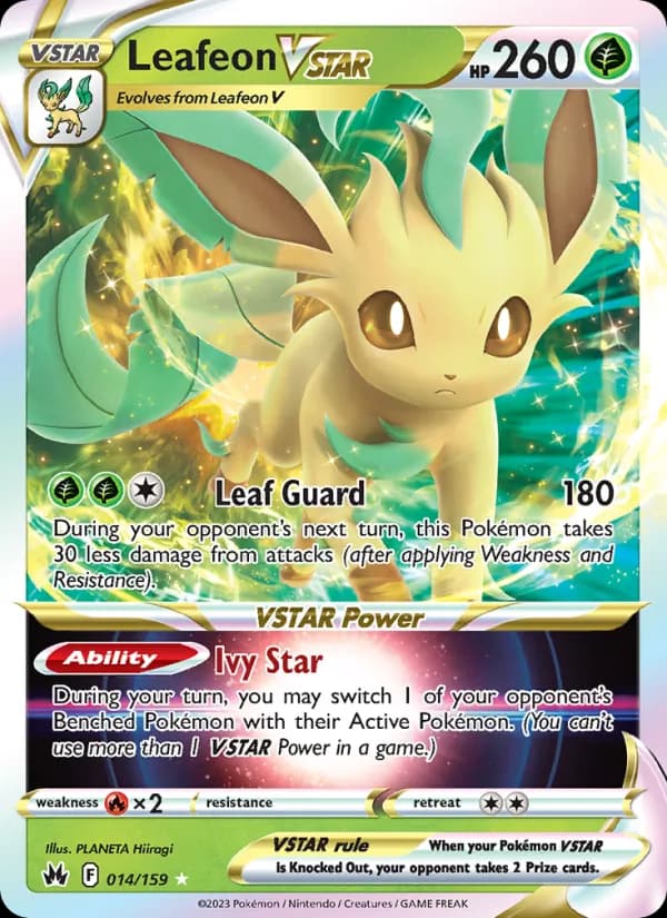 Leafeon VSTAR 014/159, Crown Zenith