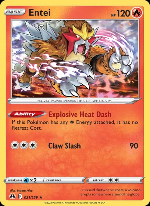 Entei 021/159, Crown Zenith