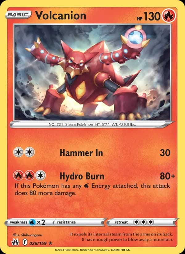 Volcanion 026/159, Crown Zenith