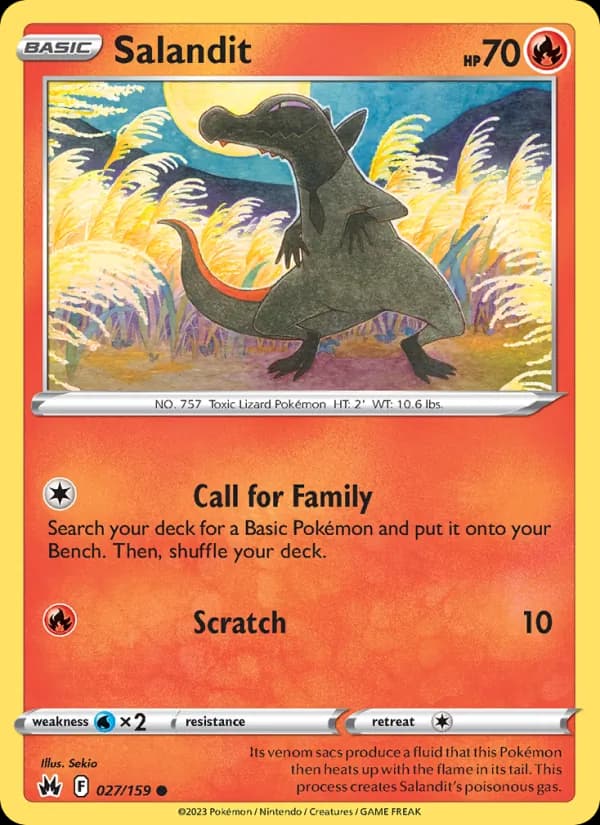 Salandit 027/159, Crown Zenith