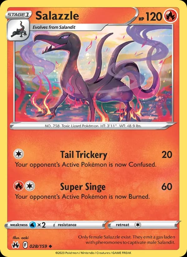 Salazzle 028/159, Crown Zenith