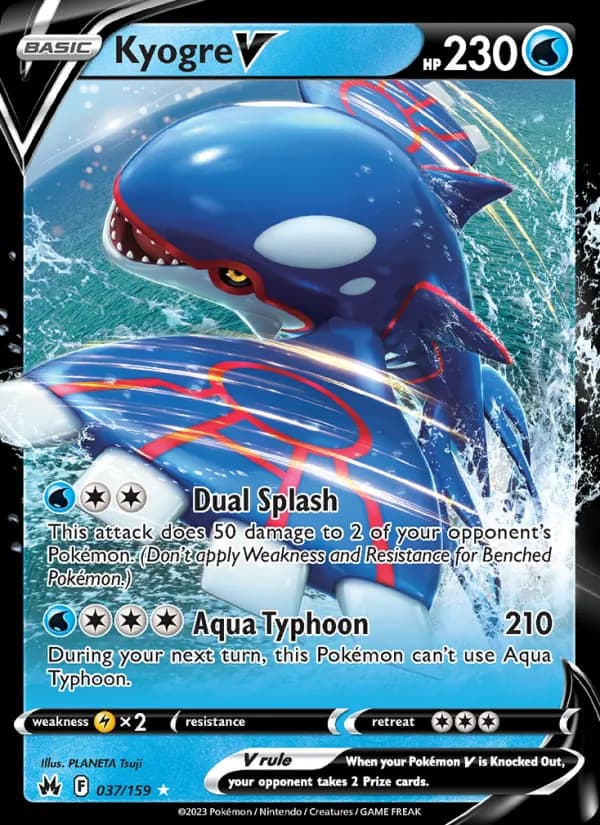 Kyogre V 037/159, Crown Zenith