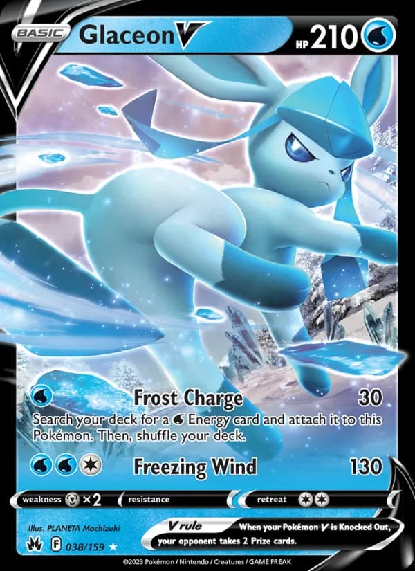 Glaceon V 038/159, Crown Zenith