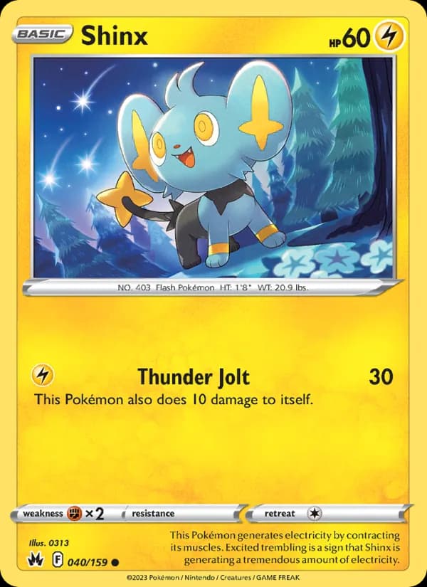 Shinx 040/159, Crown Zenith