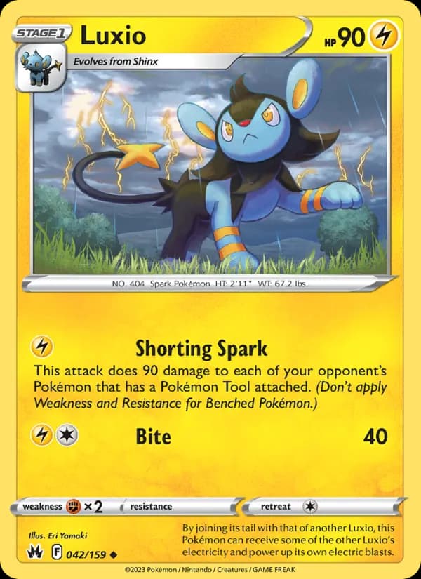 Luxio 042/159, Crown Zenith