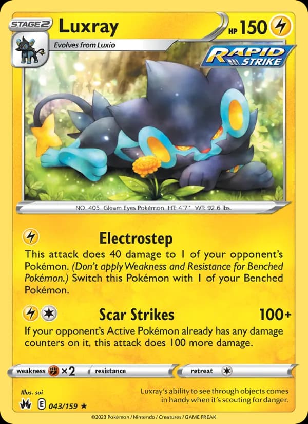 Luxray 043/159, Crown Zenith