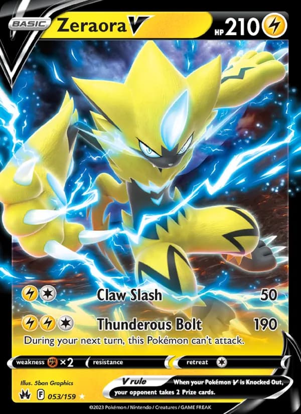 Zeraora V 053/159, Crown Zenith