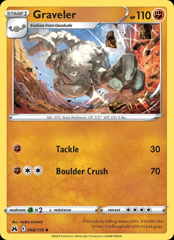 Graveler 068/159, Crown Zenith