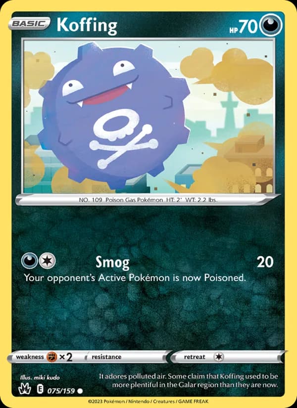 Koffing 075/159, Crown Zenith