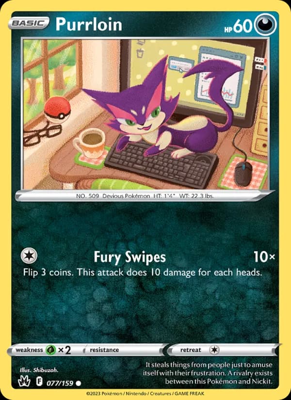 Purrloin 077/159, Crown Zenith