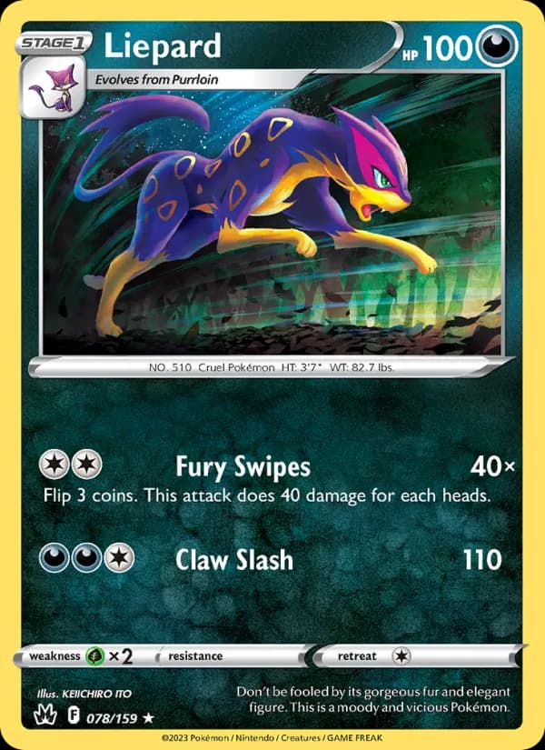 Liepard 078/159, Crown Zenith