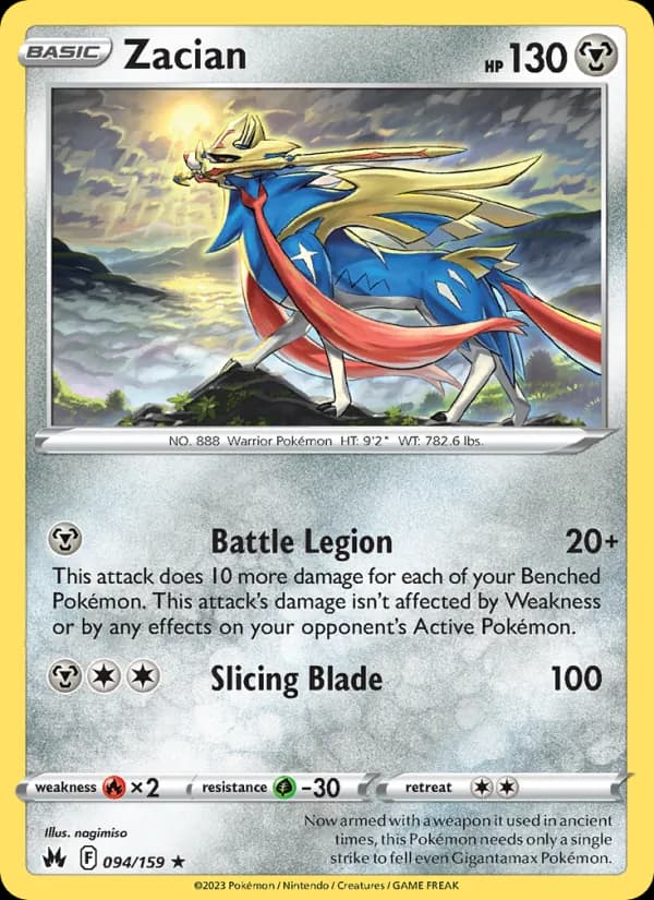 Zacian 094/159, Crown Zenith