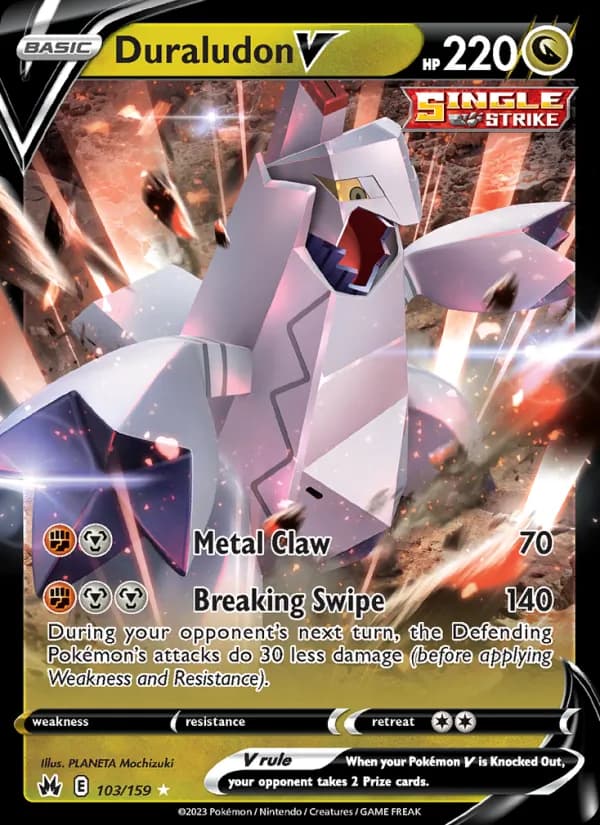 Duraludon V 103/159, Crown Zenith