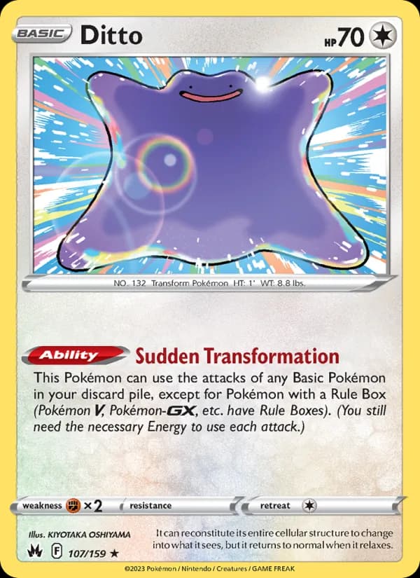 Ditto 107/159, Crown Zenith
