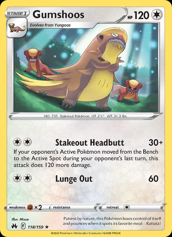 Gumshoos 118/159, Crown Zenith