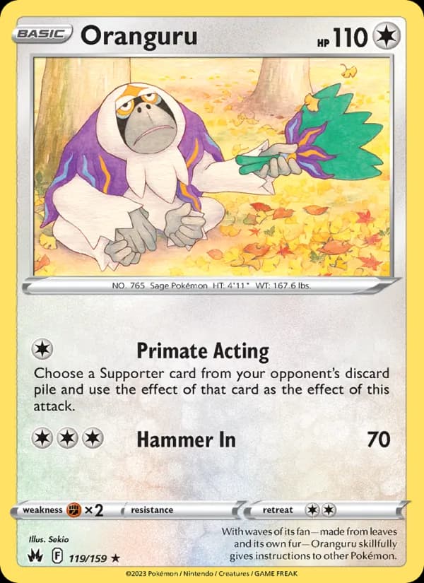 Oranguru 119/159, Crown Zenith