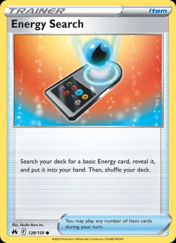 Energy Search 128/159, Crown Zenith