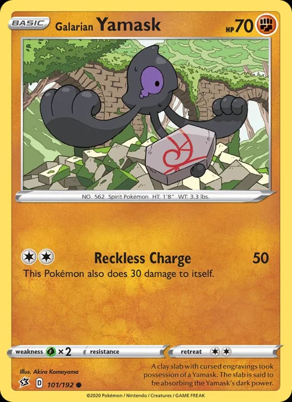 Galarian Yamask 101/192, Rebel Clash