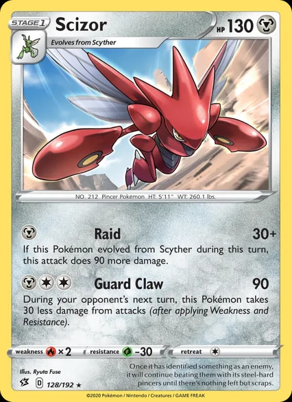 Scizor 128/192, Rebel Clash