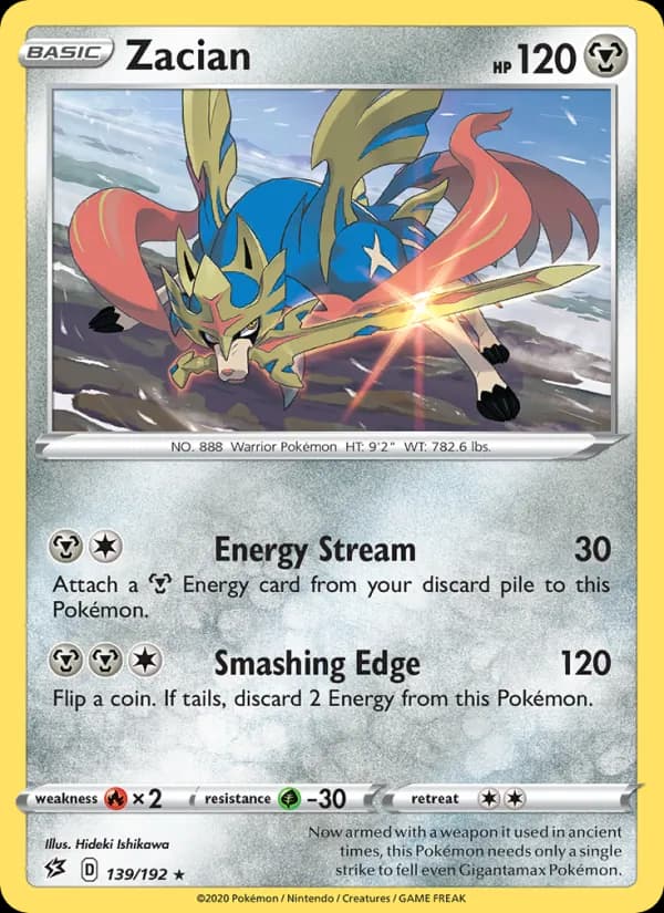 Zacian 139/192, Rebel Clash