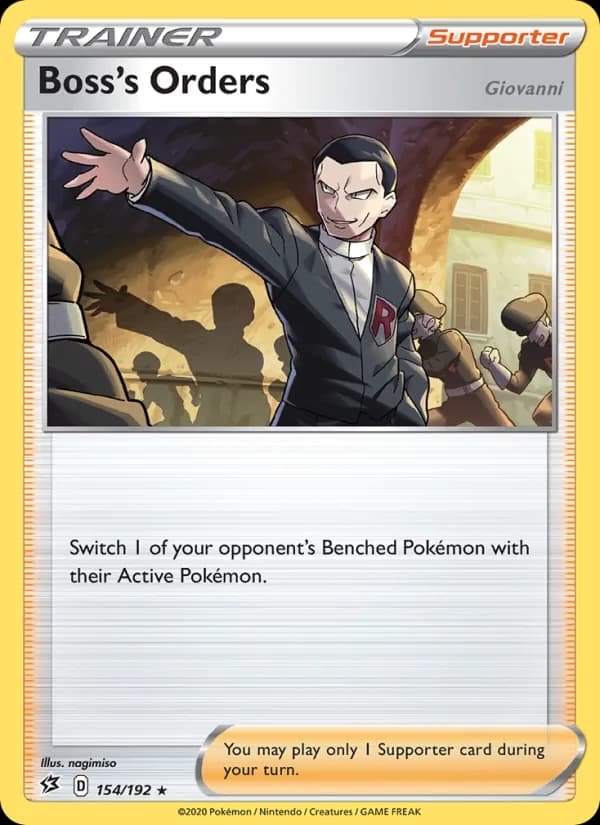 Boss's Orders (Giovanni) 154/192, Rebel Clash