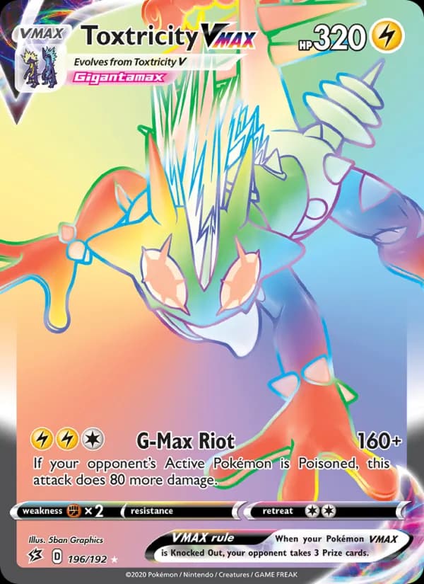 Toxtricity VMAX 196/192, Rebel Clash