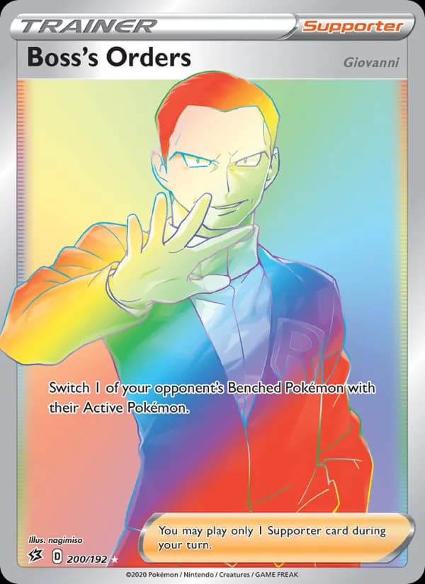 Boss's Orders (Giovanni) 200/192, Rebel Clash