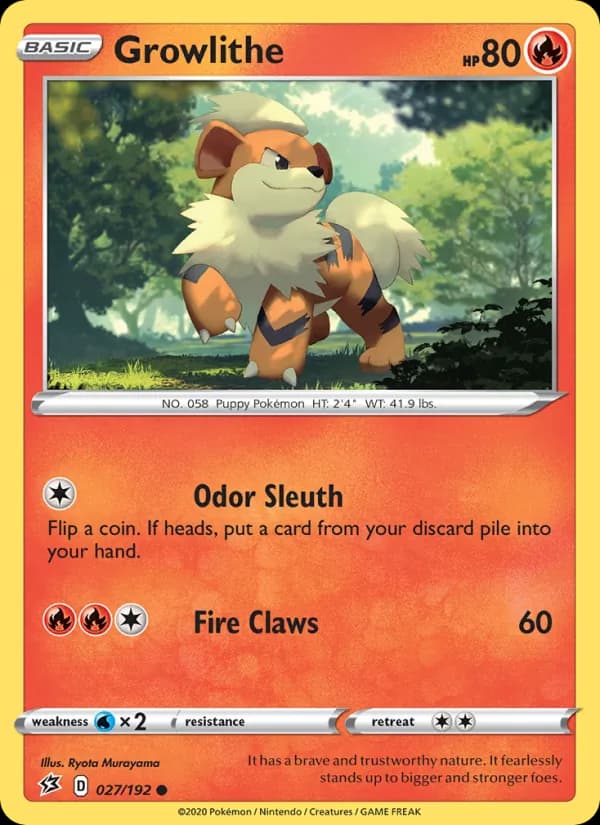 Growlithe 27/192, Rebel Clash