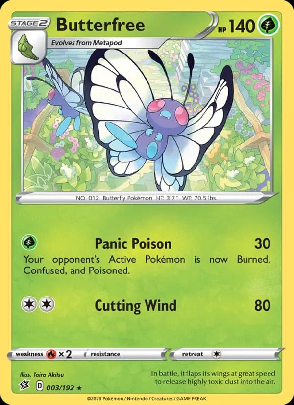Butterfree 3/192, Rebel Clash