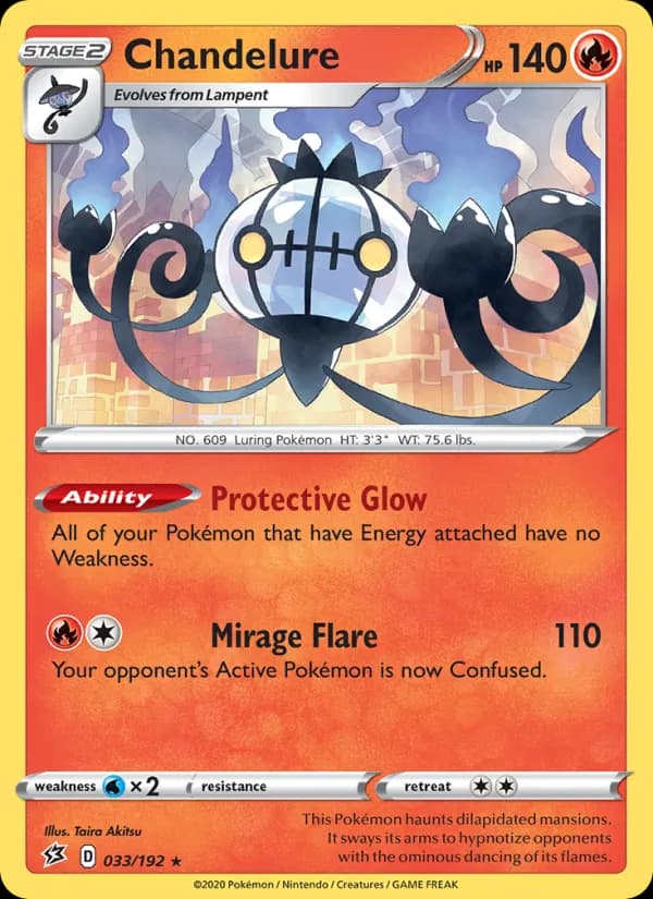 Chandelure 33/192, Rebel Clash