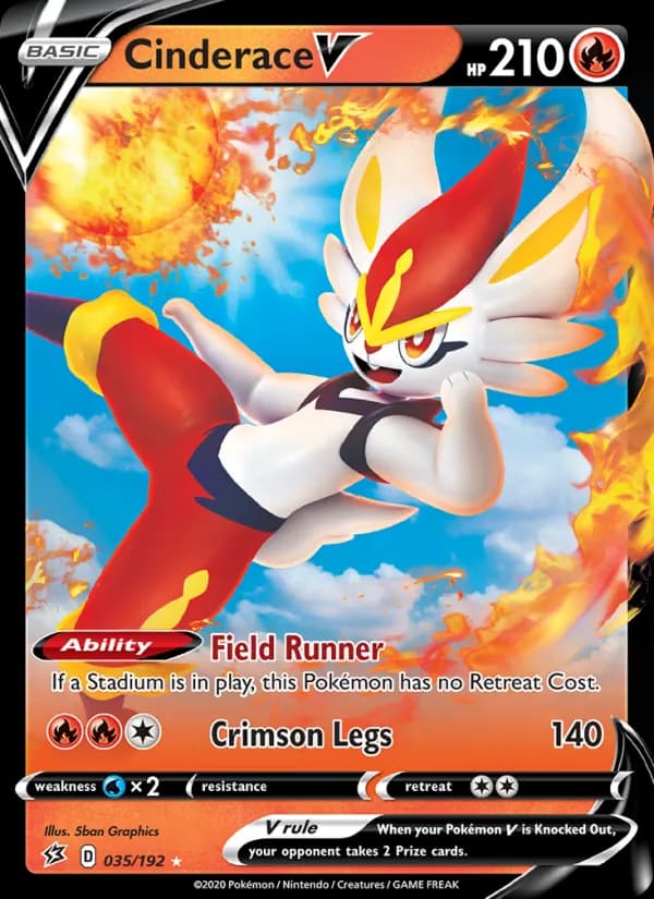 Cinderace V 35/192, Rebel Clash