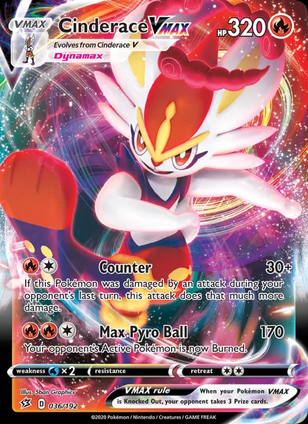 Cinderace VMAX 36/192, Rebel Clash