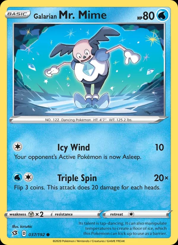 Galarian Mr. Mime 37/192, Rebel Clash
