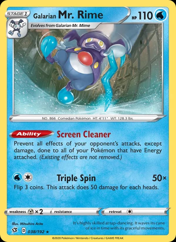 Galarian Mr. Rime 38/192, Rebel Clash