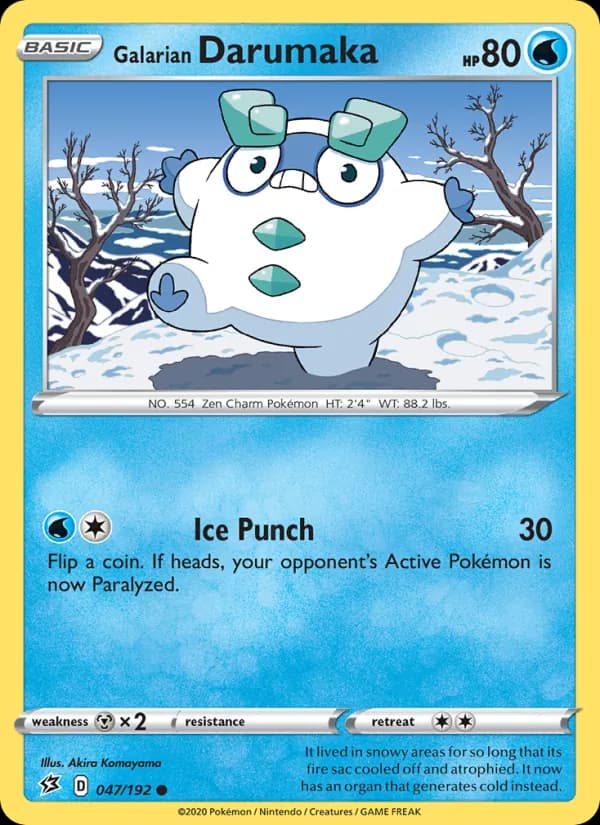 Galarian Darumaka 47/192, Rebel Clash