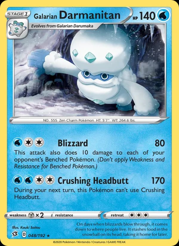 Galarian Darmanitan 48/192, Rebel Clash