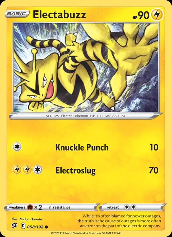 Electabuzz 58/192, Rebel Clash