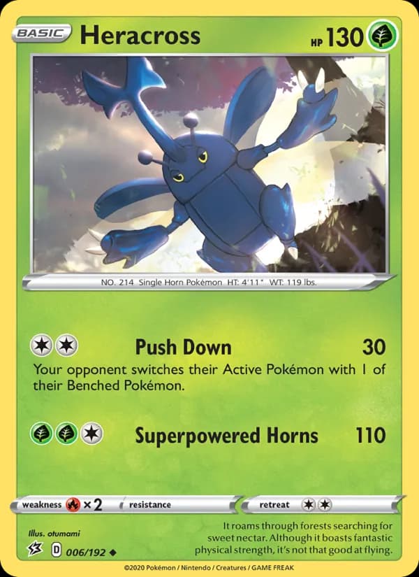 Heracross 6/192, Rebel Clash