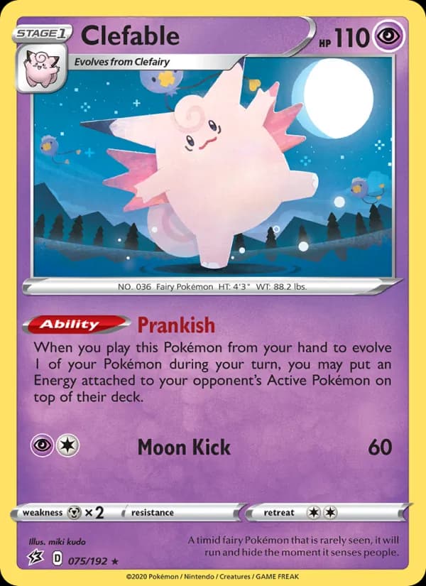 Clefable 75/192, Rebel Clash