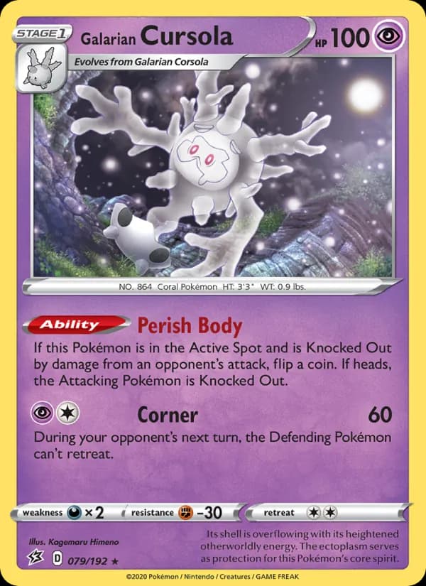 Galarian Cursola 79/192, Rebel Clash