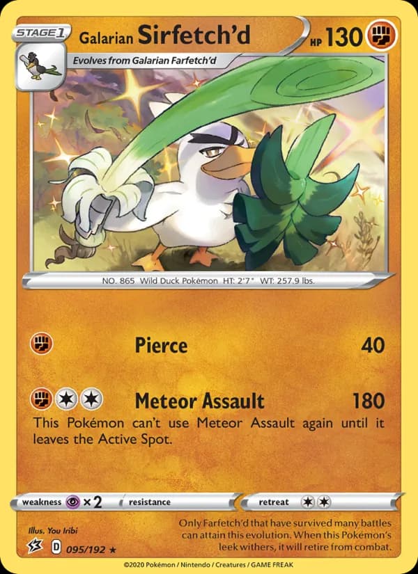 Galarian Sirfetch'd 95/192, Rebel Clash