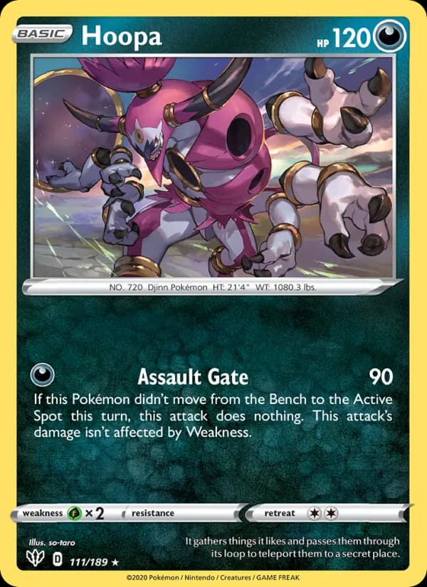 Hoopa 111/189, Darkness Ablaze