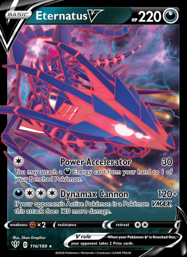 Eternatus V 116/189, Darkness Ablaze