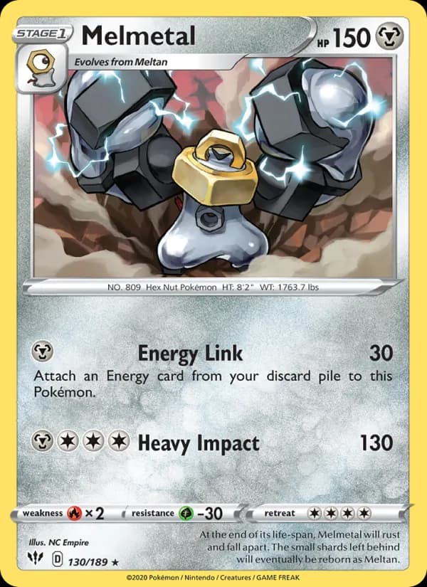 Melmetal 130/189, Darkness Ablaze