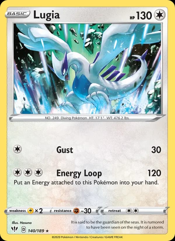 Lugia 140/189, Darkness Ablaze