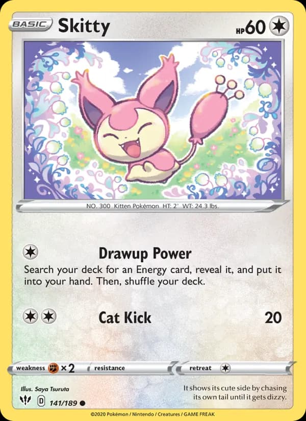 Skitty 141/189, Darkness Ablaze