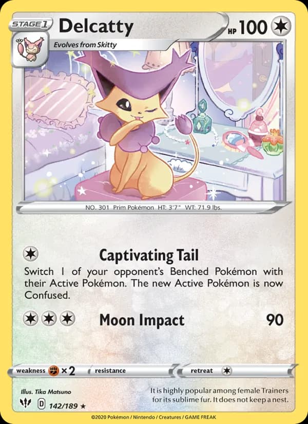Delcatty 142/189, Darkness Ablaze